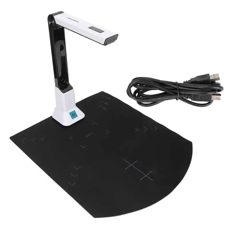 Document Camera 8 Million Pixels HD A4 Auto Focusing USB Document Camera Scanner for Scanning Files Notes Picture Scann