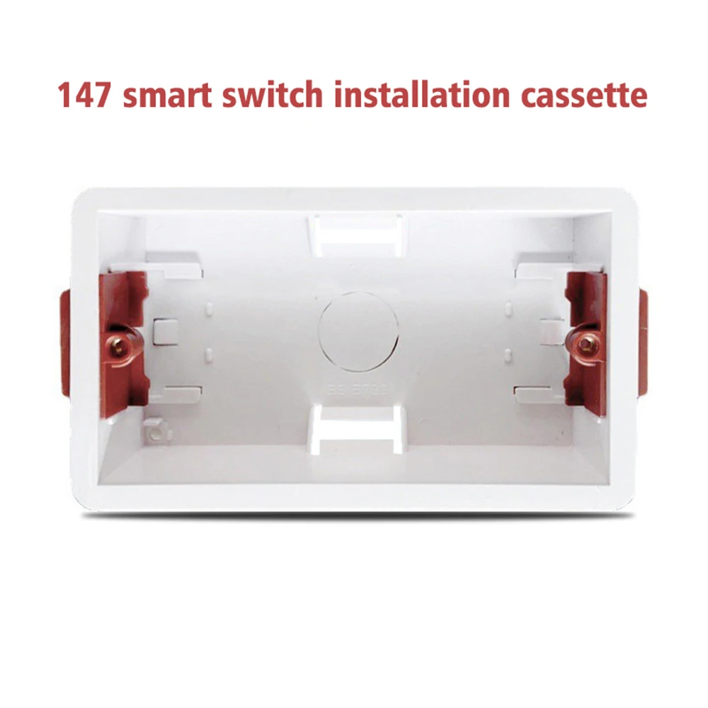 10Gang Universal Cassette Junction Box Home Wall Bottom Box Thickened Fire Retardant Connected into Wall Smart Switch