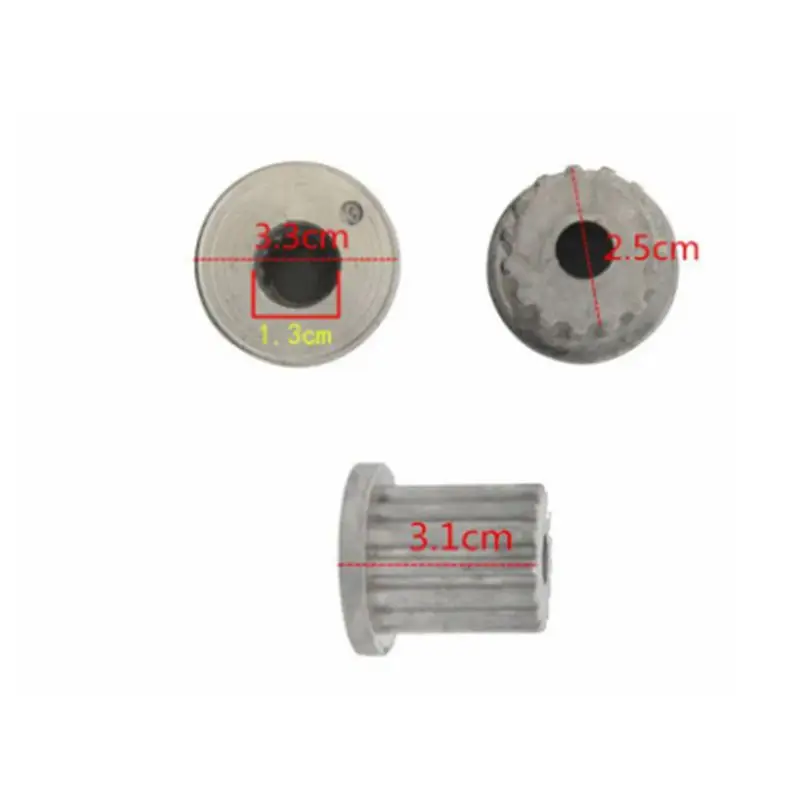 Washing machine pulsator core center 11 teeth inside and 15 teeth outside gear Rotating pulsator plate metal axis spare