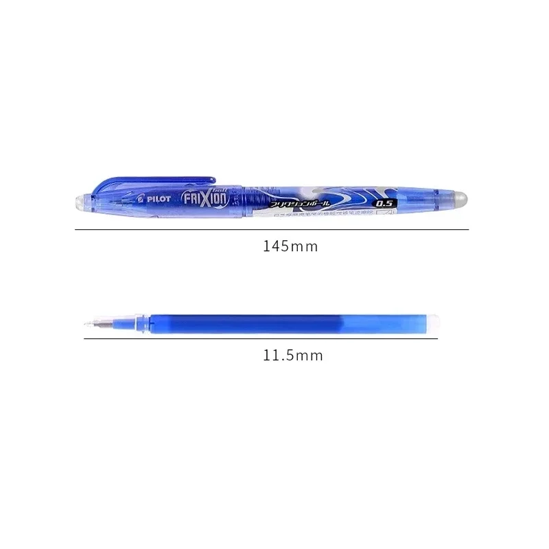 Erasable Gel Pens Pilot Frixion 0.5mm Blue/black/red Replaceable Refills Student Writing School Supplies Office Accessories