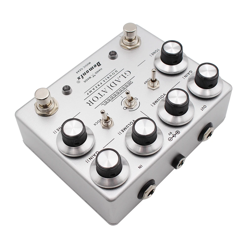 【新品】Demonfx GLADIATOR NEW High quality Demonfx GLADIATOR DOUBLE PREAMP OVERDRIVE