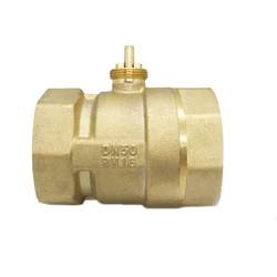 DN50 Brass 2 Way BSP Thread Motorized Ball Valve Body