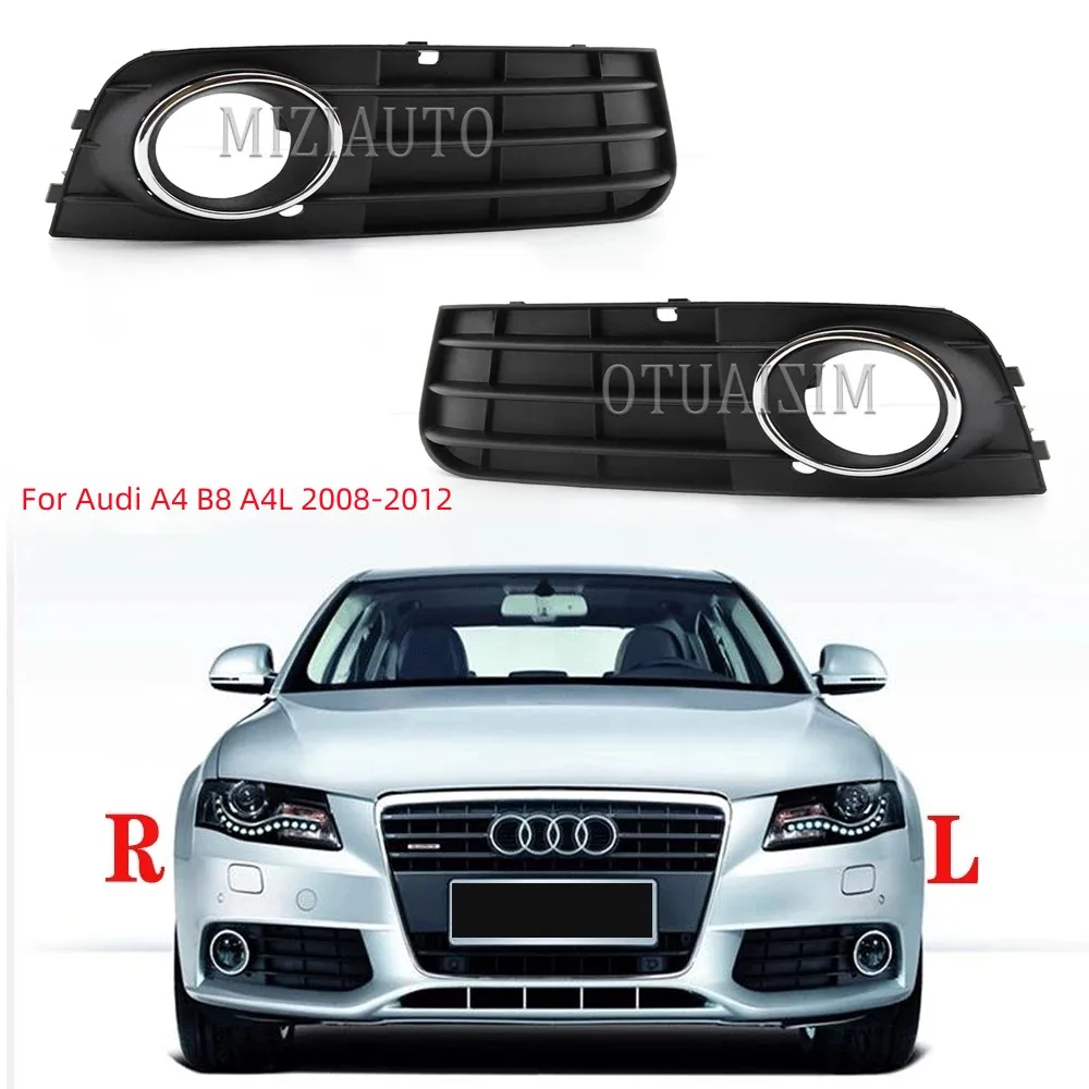 

Автомобильная противотуманная Рабочая решетка для Audi A4 B8 A4L 2008-2012, автомобильная противотуманная фара