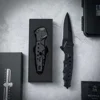 CAIMANO NERO-N690 Steel Tactical Type Folding Knife Handy Mini knife Emergency rescue tool Mountaineering hunting survival knife 3