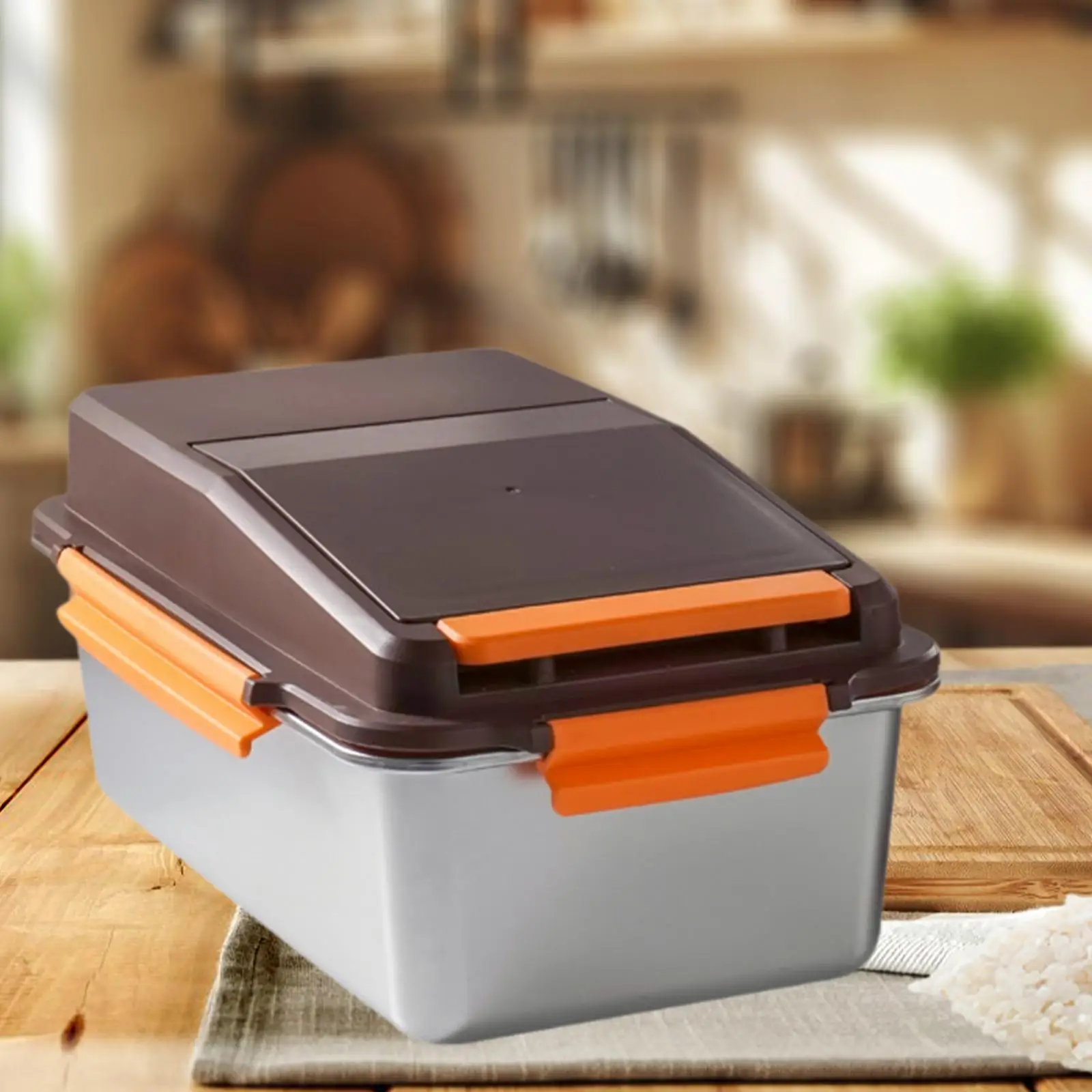 Pet Food Container Household Rice Grain Bucket Stainless Steel Airtight Cereal Pet Food Container Household Rice Grain Bucket Stainless Steel Airtight Cereal