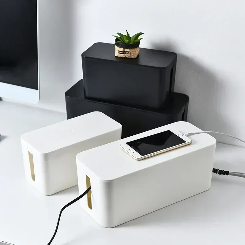 Cable Storage Box and Wire Management Organizer