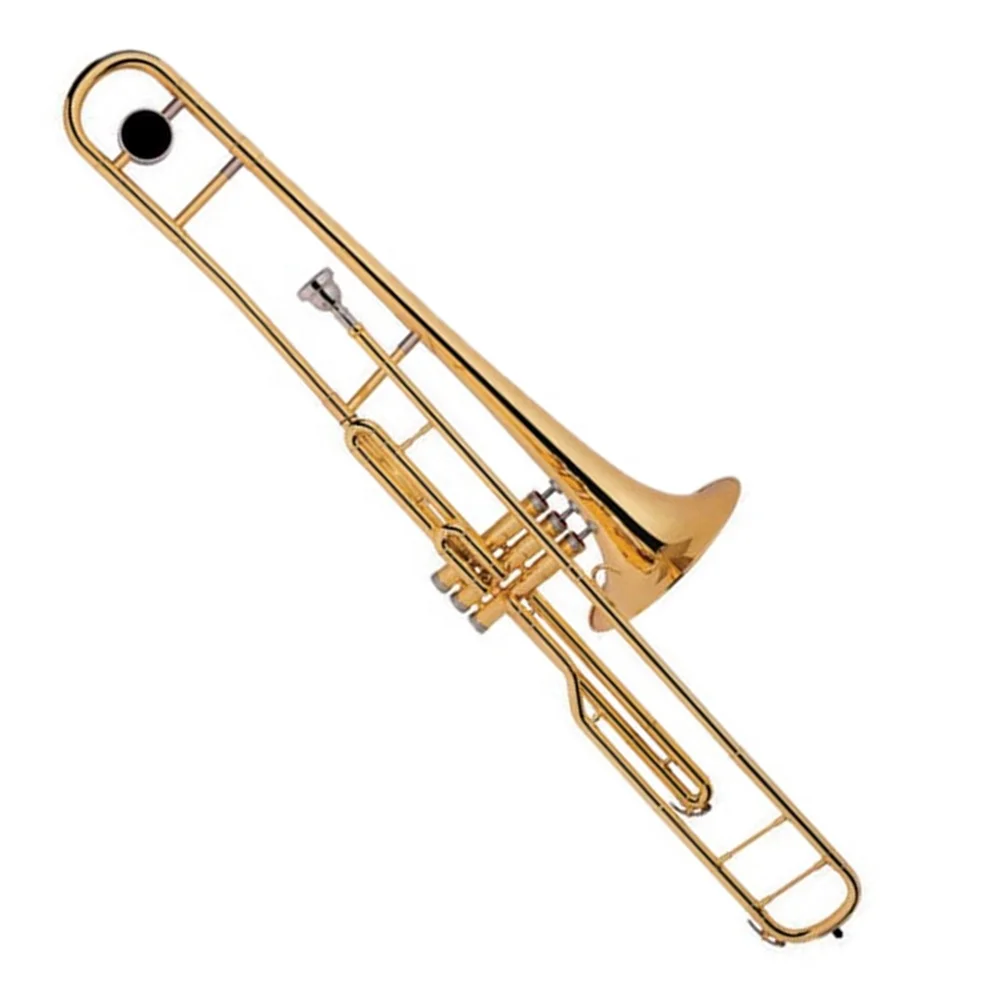 Valvole A Pistone Con Corpo In Ottone Laccato Oro Di Grado Popolare Trombone Alto
