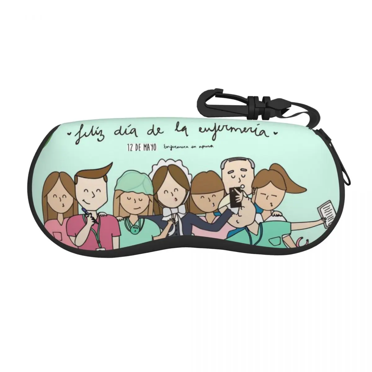 

Glasses Case Fashion Accessories Enfermera En Apuros Doctor Nurse Medicine Health Eyewear Storage Box Gift Eyeglasses Box