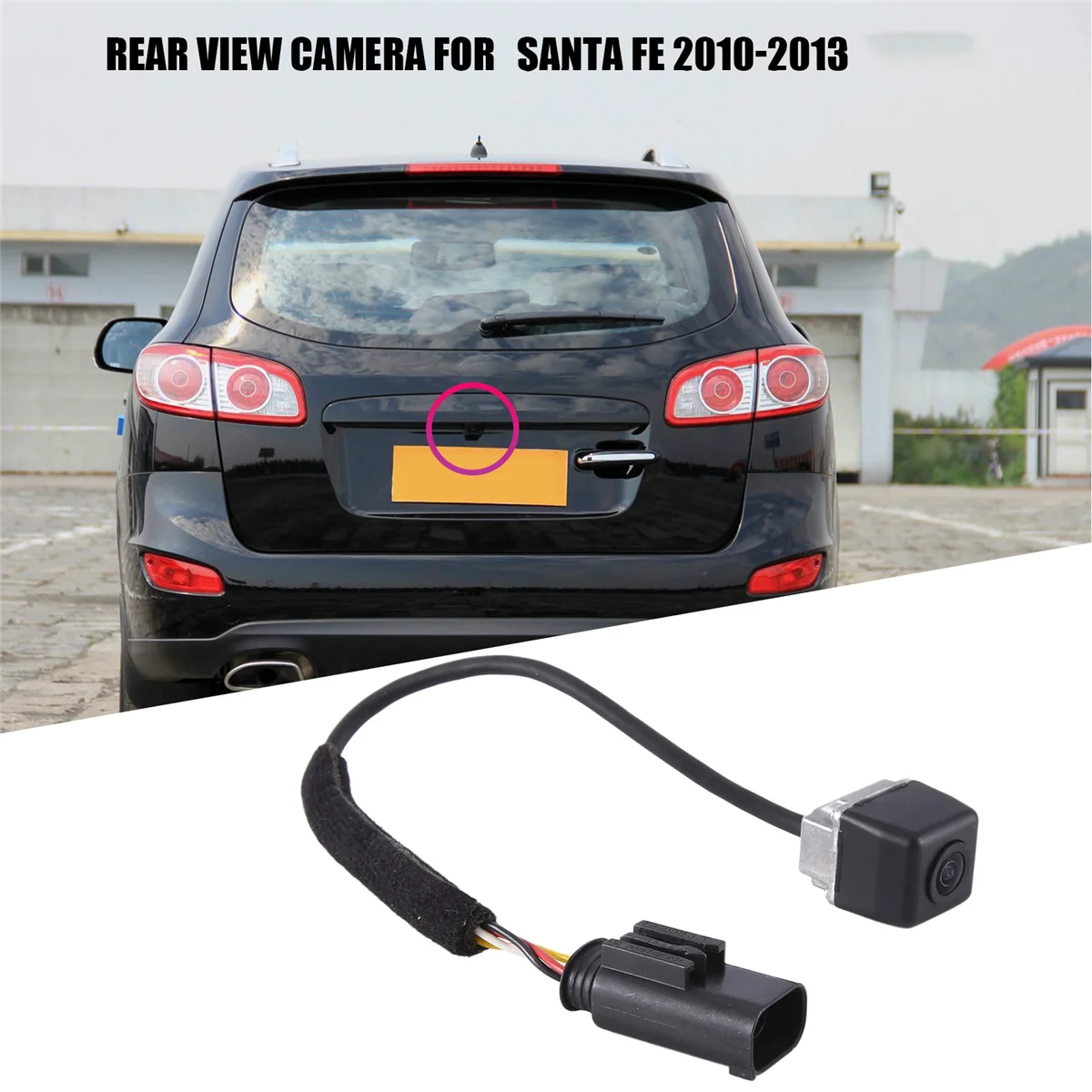 현대 산타페 2010-2013 후방 카메라, 주차 보조 백업 카메라, 95750-2B501, 957502B501 95750 2B502