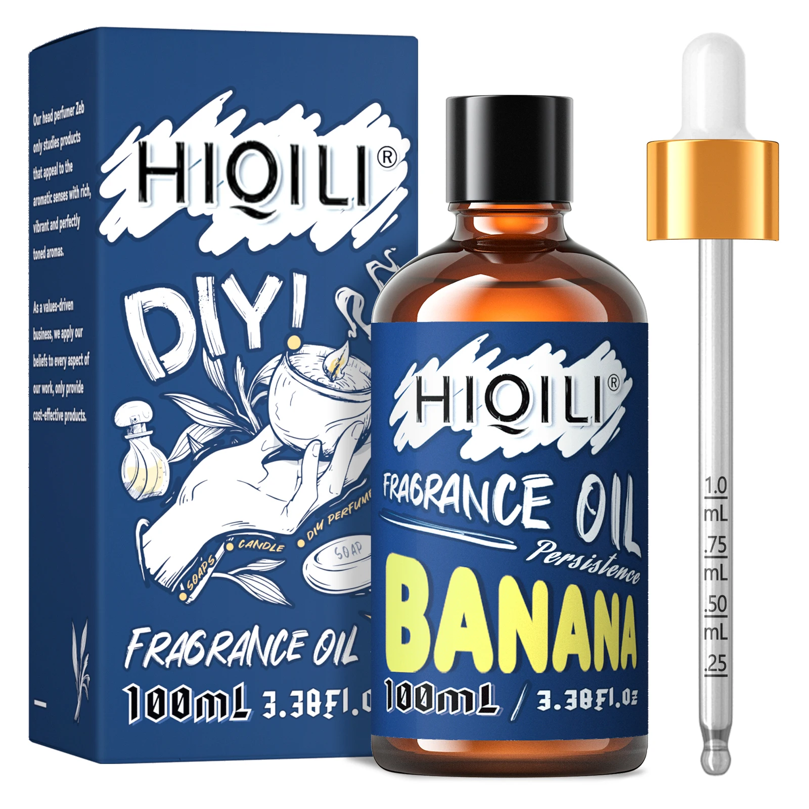 HIQILI 100ML Banana Oil, 100% Pure Oil for Aromatherapy,Car Diffuser,Humidifier,Candle Making, Soap Making, Massage, Gift hiqili 100ml diffuser humidifier essential oil mint massage oil peppermint aroma oil for aromatherapy candle making