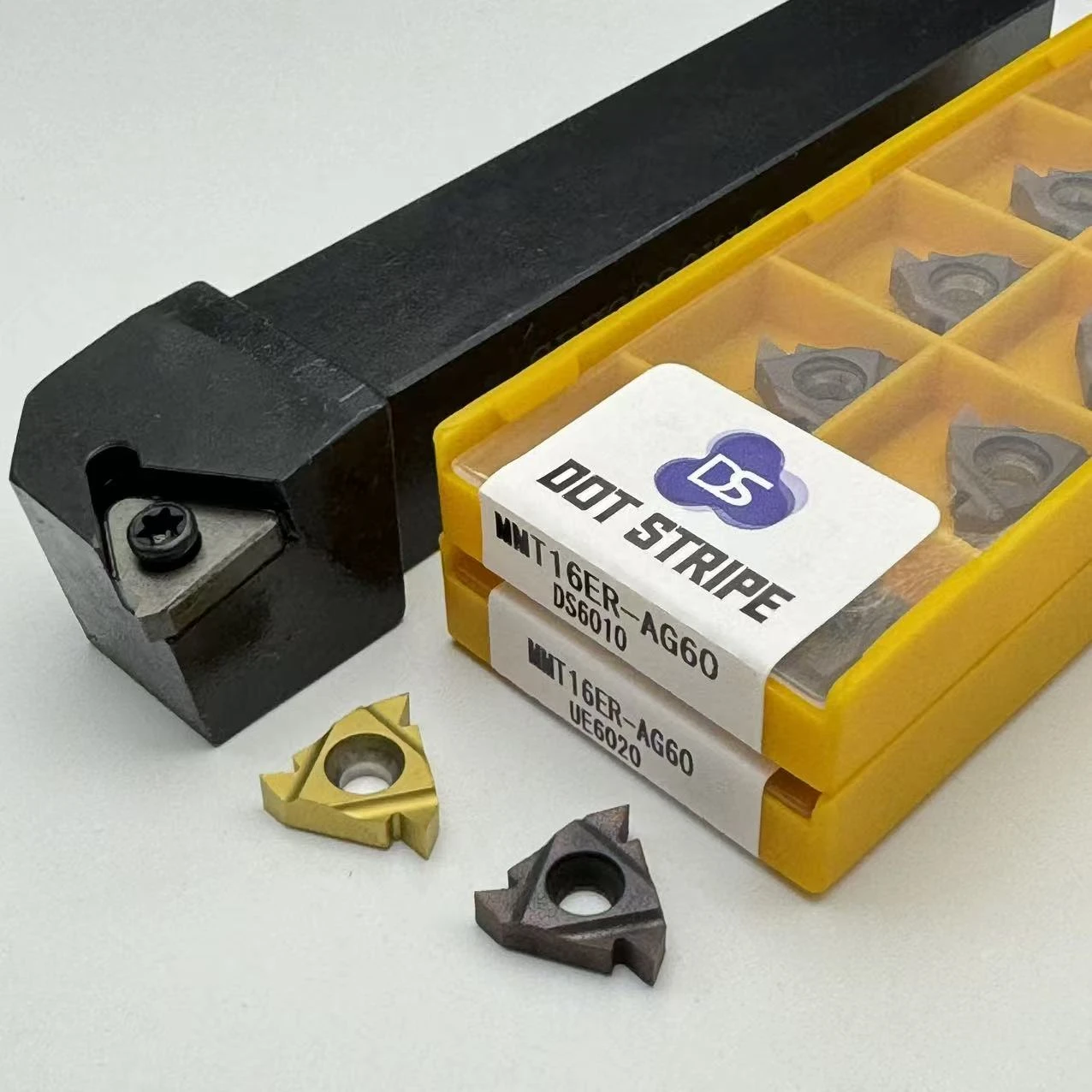 HanOaki Set Di 12 Portautensili Per Tornitura CNC Con Inserti - Foto 8