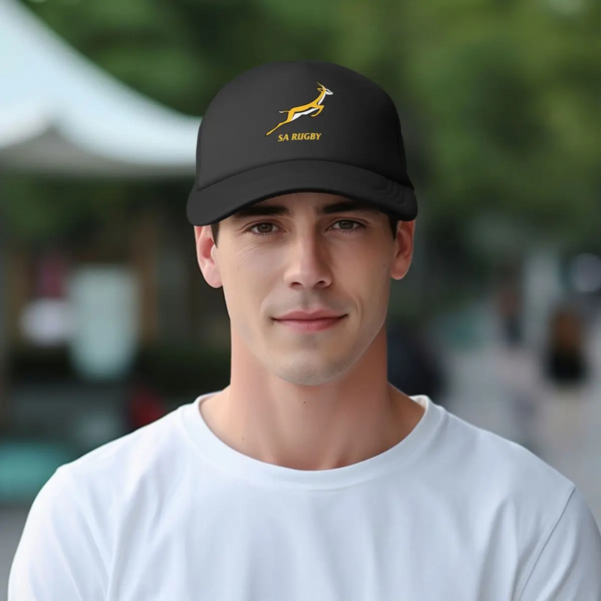 South Afric Springbok Rugby Trucker Caps Men Women Hip-Hop Hat Sun Caps Fishing Hat Snapback Caps Mesh Baseball Caps Winter 6