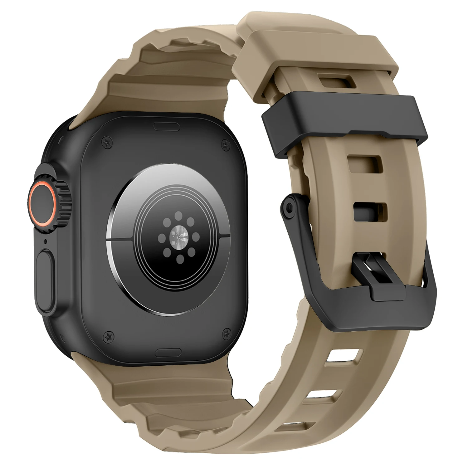 Sport Silicone Titanium Band - Soft Rubber Bracelet Strap