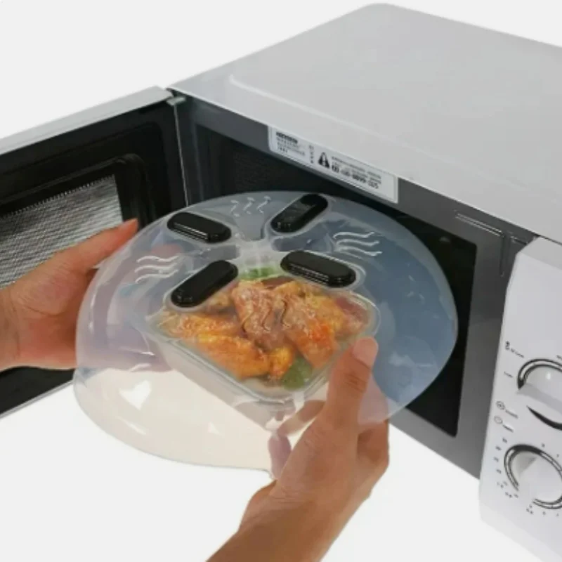 Microwave Cover 1pc splash proof cover suspension cover splash guard fresh heated magnet fridge kitchen supplie