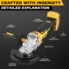 DEWALT DCG405 100/125mm 18V lithium Handheld Grinding battery brushless flat head angle grinder  tool cutting machine 2