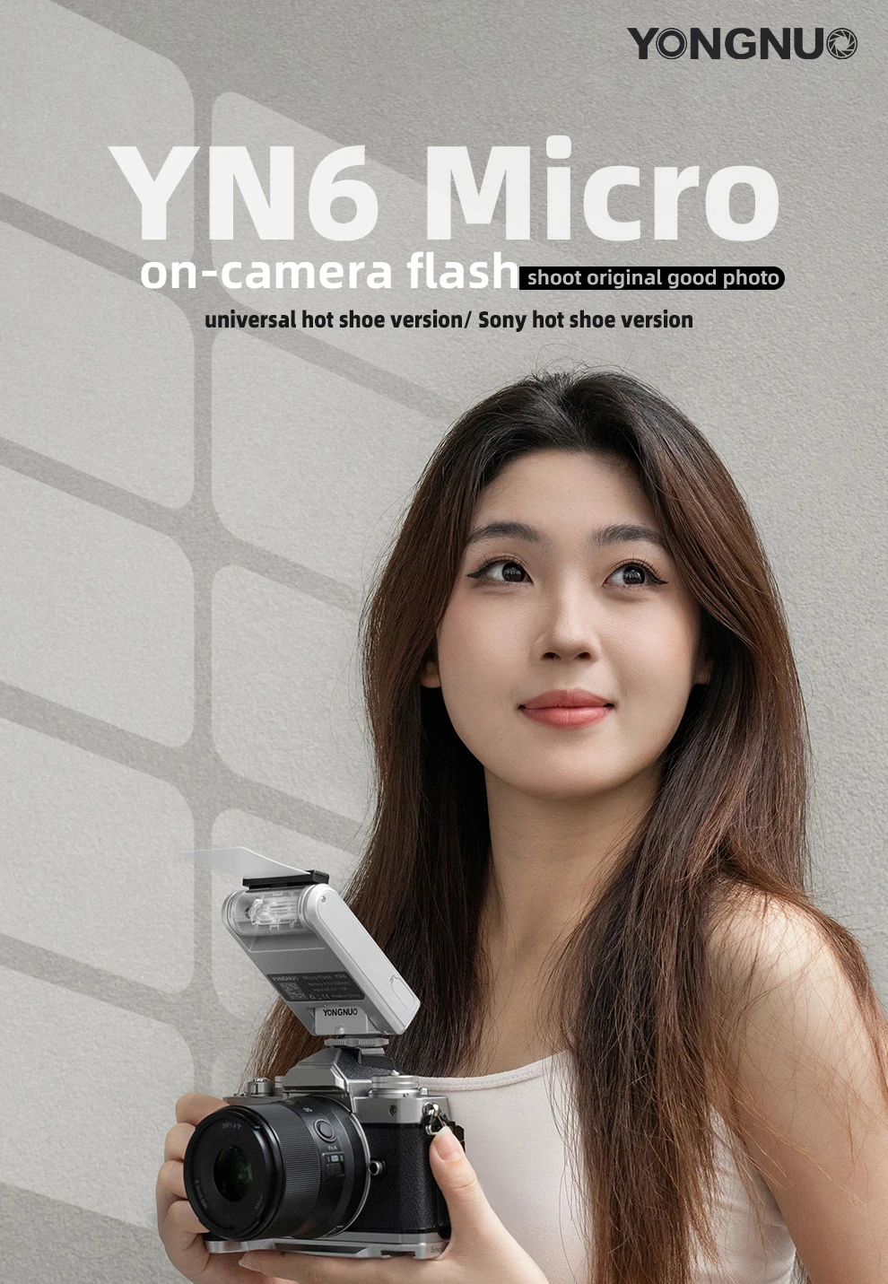 YONGNUO YN6 Mini On Camera Flash Speedlite-Compact External Lighting for Photography on camera flash camera flash