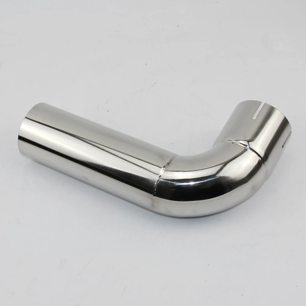 304 stainless steel elbow 90-degree butt elbow with unilateral grooves of 70mm welding elbow fittings welding pipe fittings welded elbow pipe fitting 73mm