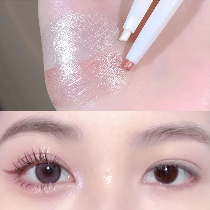 Glitter Highlighter Eye Shadow High-gloss Glitter Waterproof Pearlescent Shake Brightening Silkworm Face and Body Highlighter 3