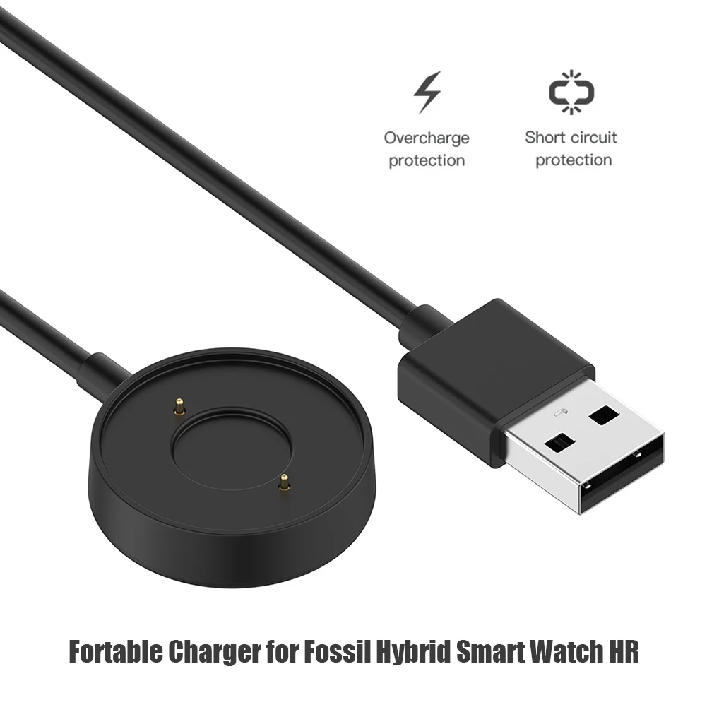 Fossil Hybrid HR Ʈġ USB  ̺,  ð,   ǰ,   ڵ, 3 Ʈ