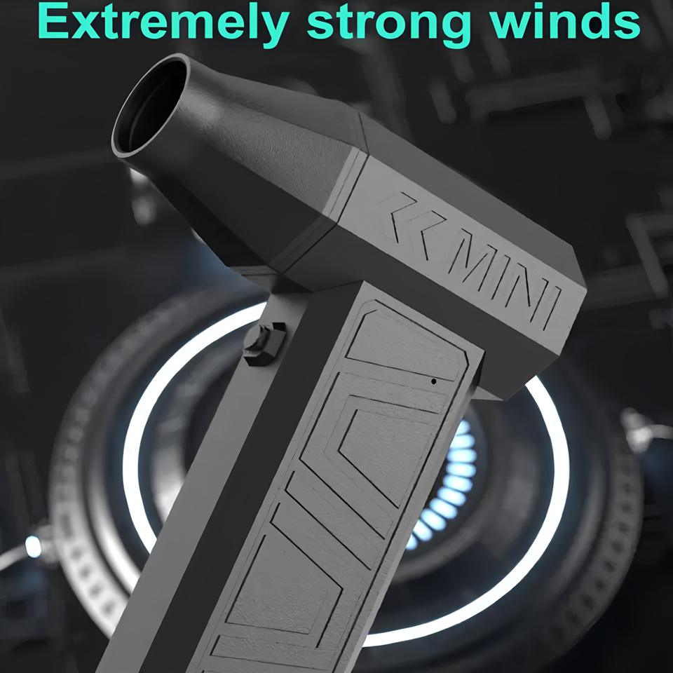 200000RPM Mini Turbo Jet Fan Electric Air Duster Adjustable wind speed Turbo Violent Blower Rechargeable For Computer Cleaning