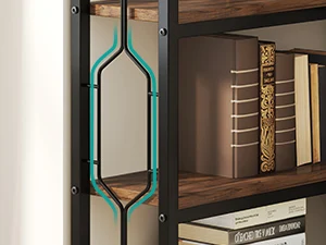 corner bookcase