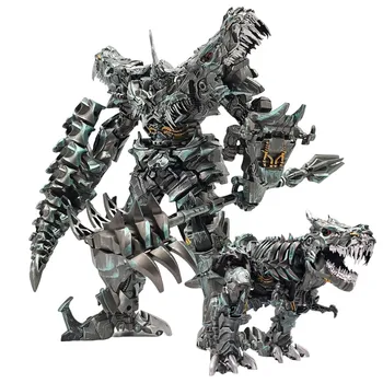 BAIWEI TW1034 Robot Trasformabile Versione Film 5, Figurina d'Azione Dinosauro Grimlock 23cm, Giocattoli Deformabili