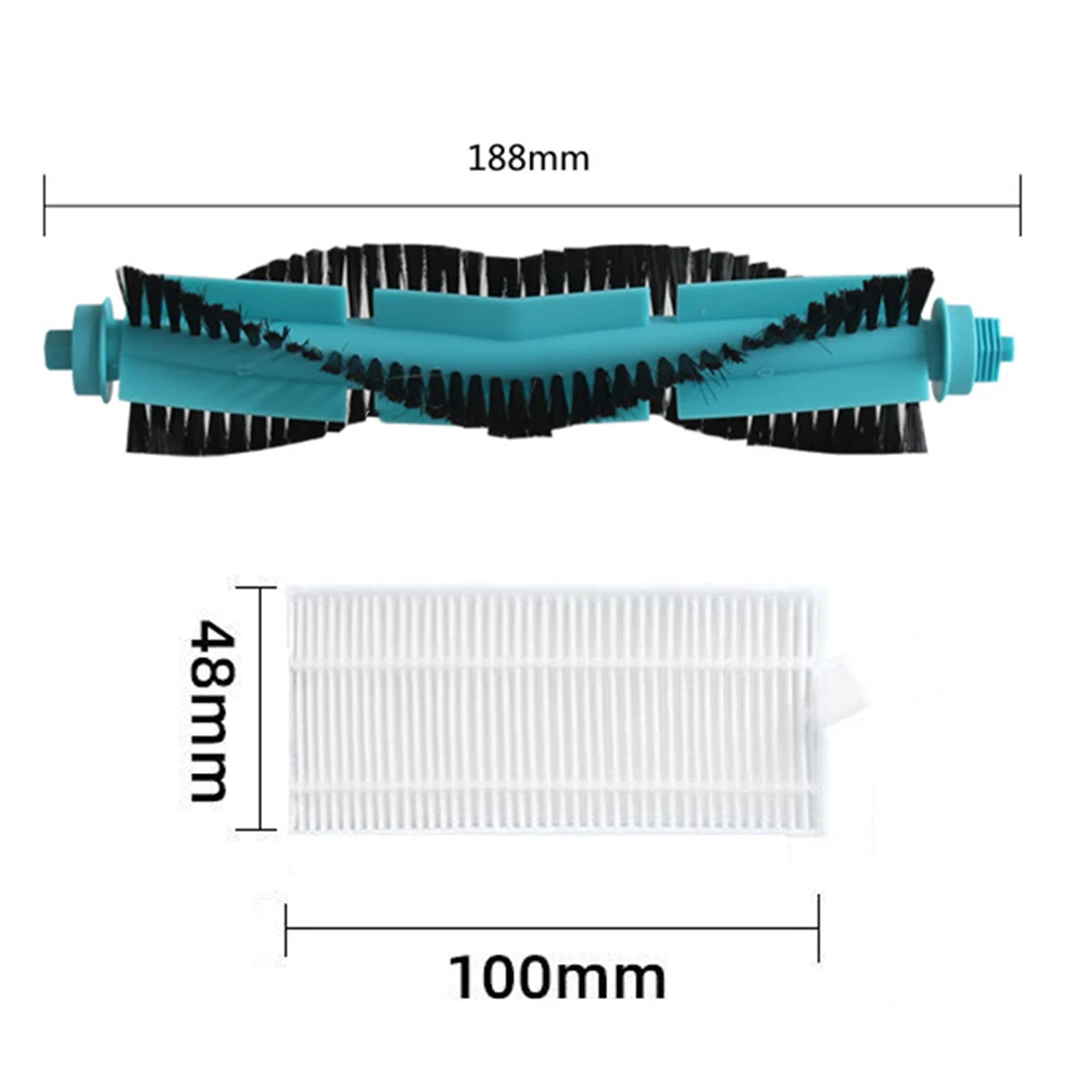 Side Brushes Filter Filters Set For 2090 2290 2690 For Cecotec For ​Conga 1690 1890 Replace Parts Roller Brush