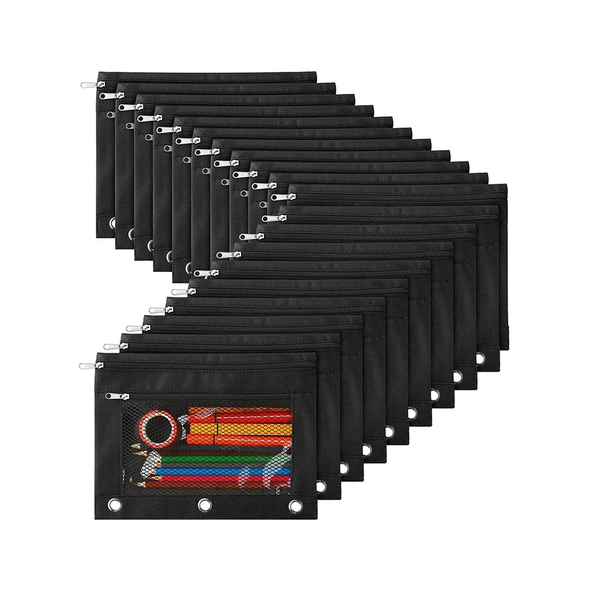 

20 шт., чехлы для карандашей на 3 кольца