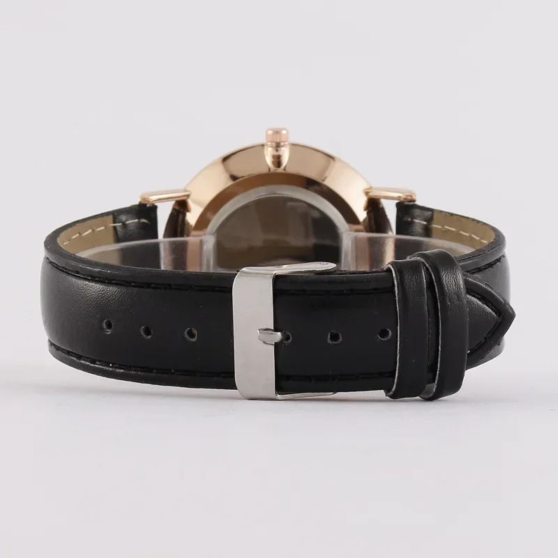New Men's Watch Fashion Casual Ultra Thin Watches Simple Men Business Leather Quartz Wristwatch Clock Luxury Relogio Masculino 3