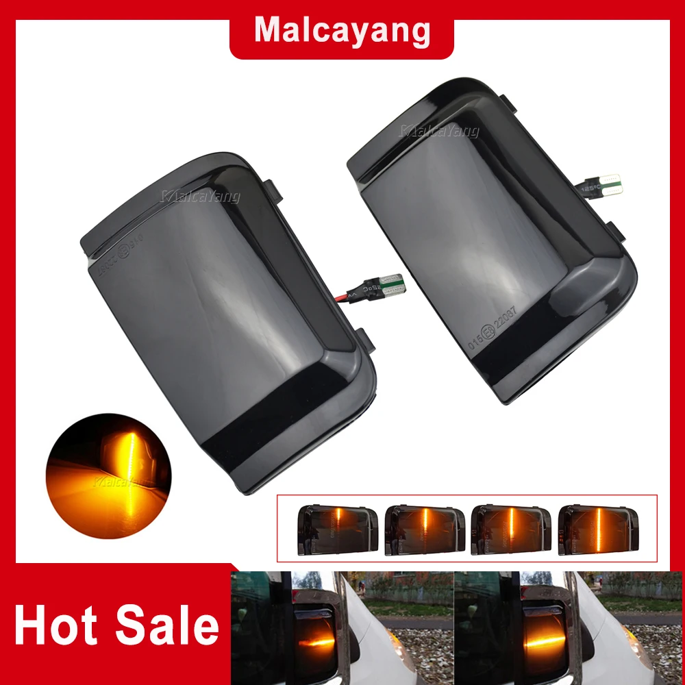 Ricambi Auto Side Marker Light Dynamic Led Indicatore Di Direzione Per Peugeot Boxer Fiat Ducato Ram Citroen 2006 2007 2008 2009-2019