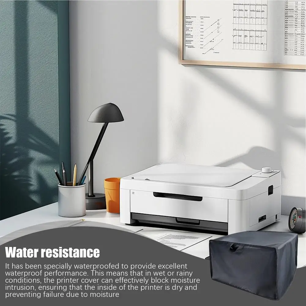For HP/Epson/Canon/Brother Wireless Printers Printer Dust Cover Portable Oxford Cloth Printer Covers Water Resistant Wireless