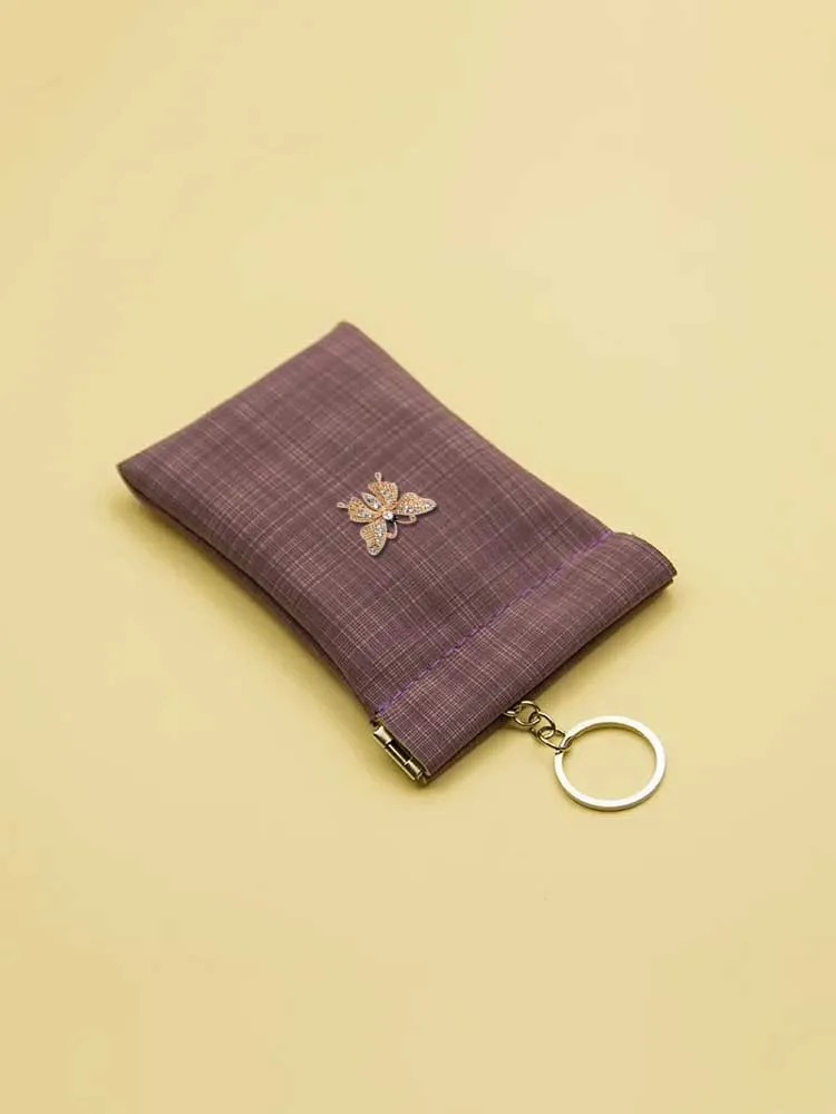 Household Key Wallets - PU License & Coin Store Modernism Luminous Sphere Decor