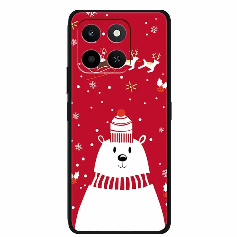 Festive Soft TPU Silicone Christmas Phone Case – Lovely Design