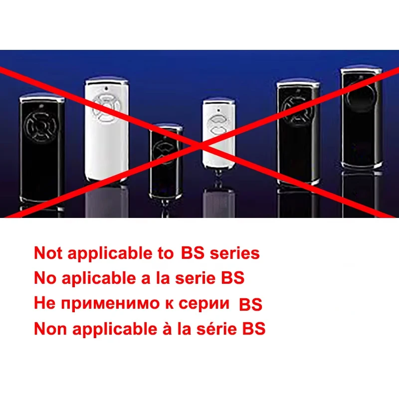 Telecomando Hormann 868MHz HSM4 HSM2 HS2 HS4 HSE2 HSE4 HSZ1 HSZ2 HSP4 replicatore apriporta per Garage trasmettore portachiavi  30