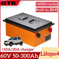 GTK 20S Lifepo4 batterie 60V 50Ah 70Ah 90Ah 100Ah 150Ah 180Ah 200Ah 300Ah batterie au Lithium pour 3KW 6KW 10KW 12KW voiturette de Golf EV 1
