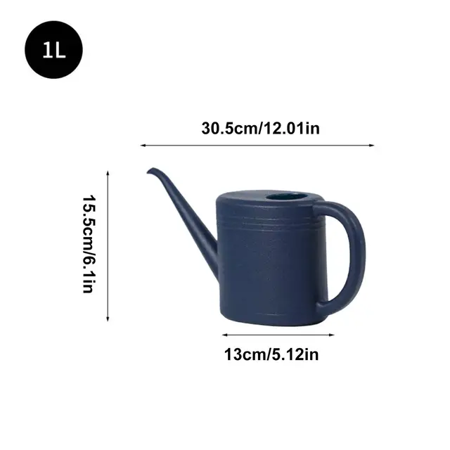 Plant Watering Can 1L Portable Watering Pot Household Transparent Watering Pot Garden Watering Pot Tool For Balcony Patio 6