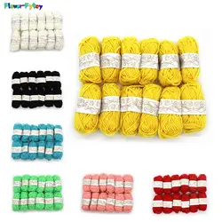 12pcs Handmade DIY Knitting Yarn Wool Line Baby Scarf Hat Soft Thickness Line Crochet Yarn For Knitting