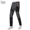 TRVLWEGO Men Summer Hiking Pants Wear-resistant Water Splash Prevention Quick Dry UV Proof Elastic Thin Camping Trousers 1