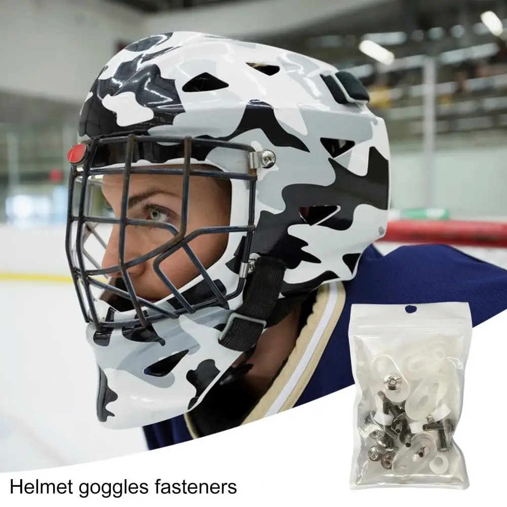 Beginner-friendly Helmet Repair Set Universal Sports Helmet Repair Kit for Baseball Football Hockey Stainless Steel for