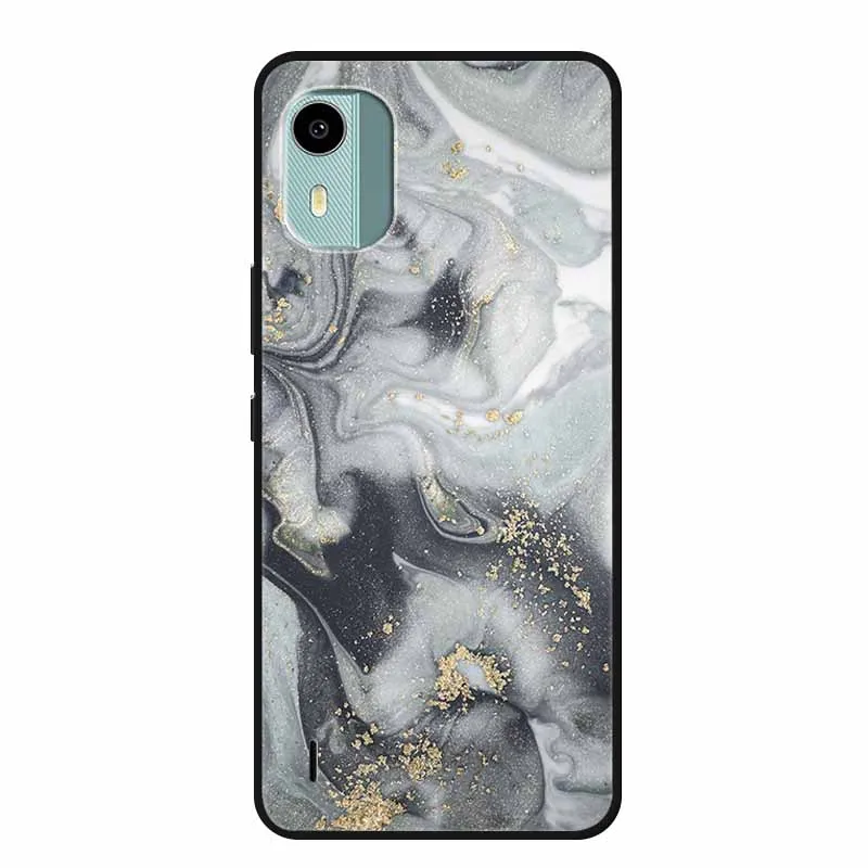 Marble Soft Silicone TPU Phone Back Cover Case - Stylish Protective Bumper
