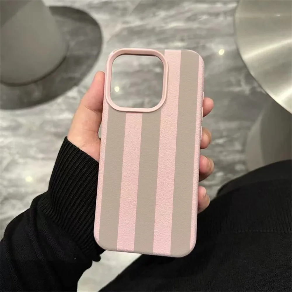 Ultra Slim High Quality Shockproof Phone Case with Wide Stripe Design
