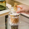 Cute Bear Cotton Pad Holder Cotton Swab Rod Storage Box Cosmetics Jewelry Bathroom Qtip Makeup Container Lipstick Organizer Box 1