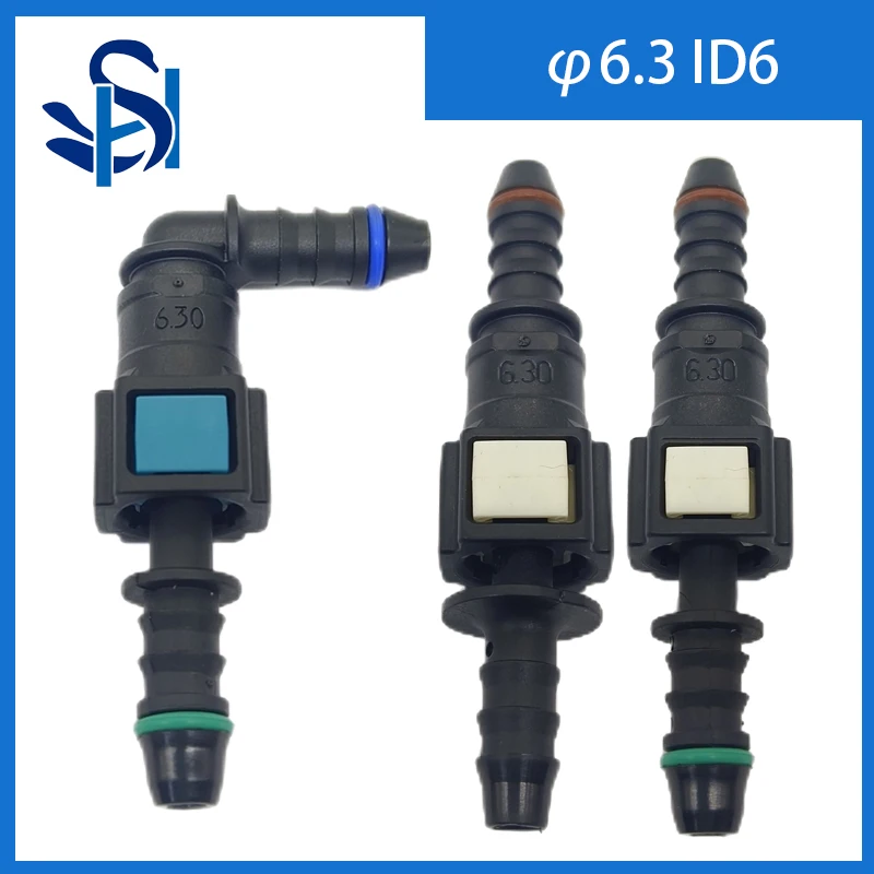 6.3 ID6 Set Auto Car Fuel Line Hose Coupler Quick Release Connector Carburetor Part hose coupler
