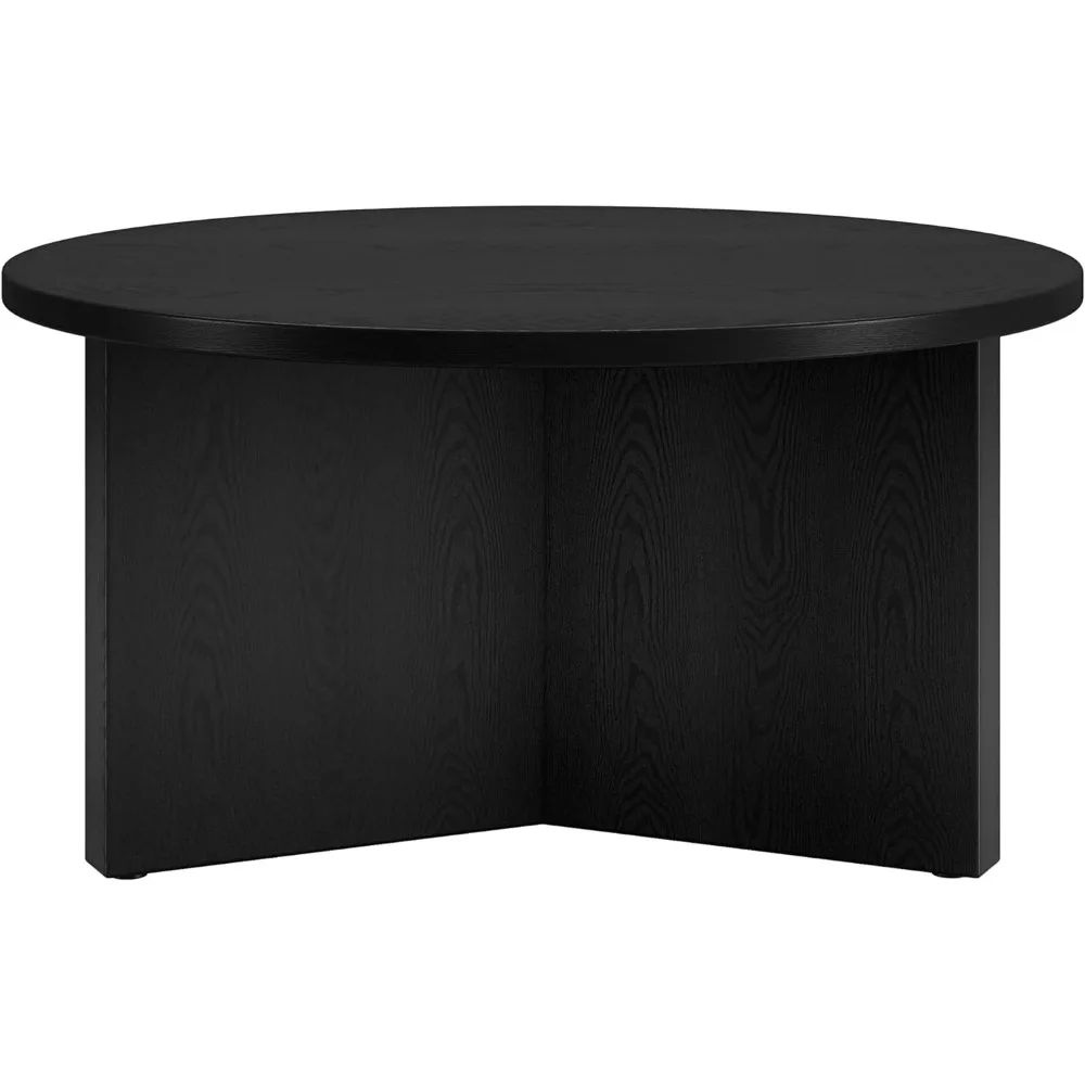 Anders Coffee Table Living Room Center Table Salon Black 32“Wide Restaurant Tables Basses Home Coffee Corner Dinning Tables Sets 3