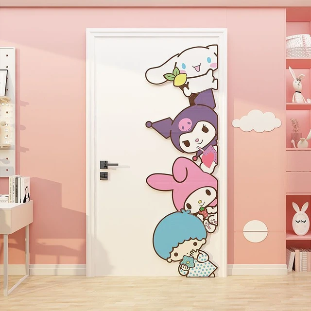 Hello Kitty Wallpaper - Smooth - Pink Kids Room - Feature Wall