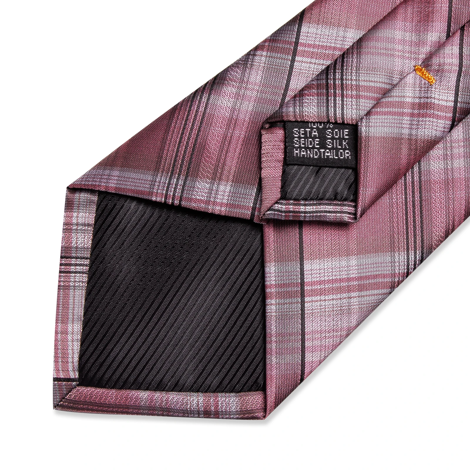 160cm Length Men's Silk Tie Set Handkerchief Cufflinks Wedding Party Accessories Neck Ties Gift for Men DiBanGu