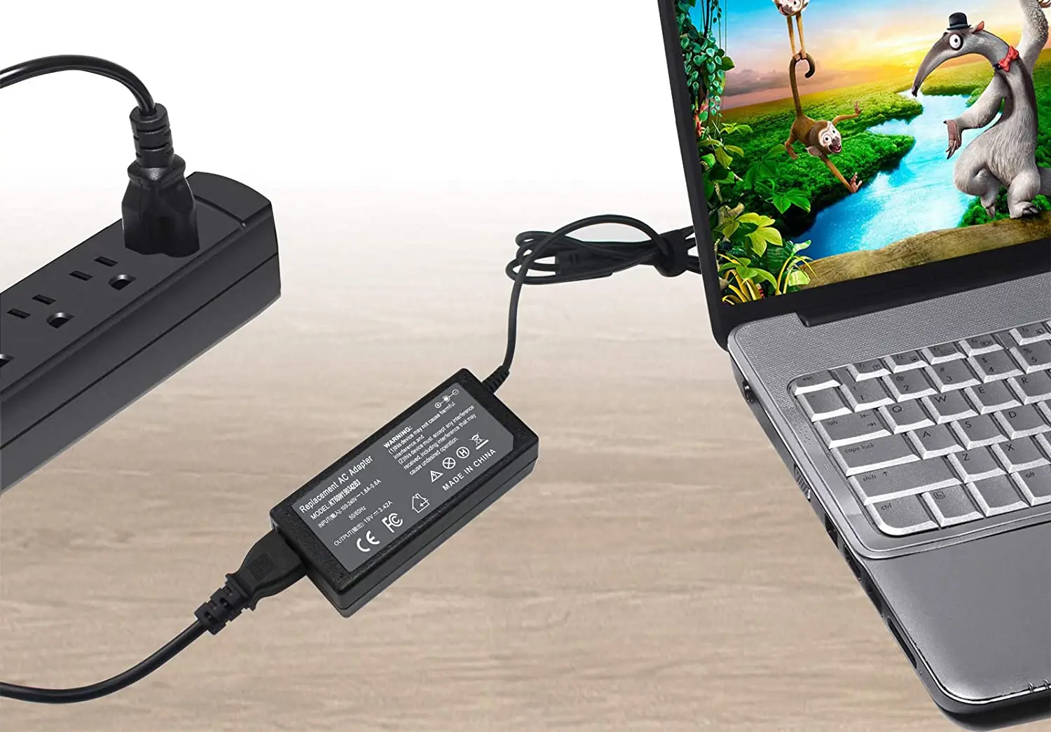 Ac Adapter Laptop Charger Power Supply 19V 3.42A 65W For Acer Chromebook/Flagship 11 13 14 15:CB3 111 131 132 431 532