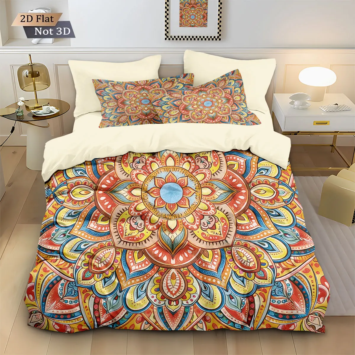 Bohemian Printed Duvet Set 3
