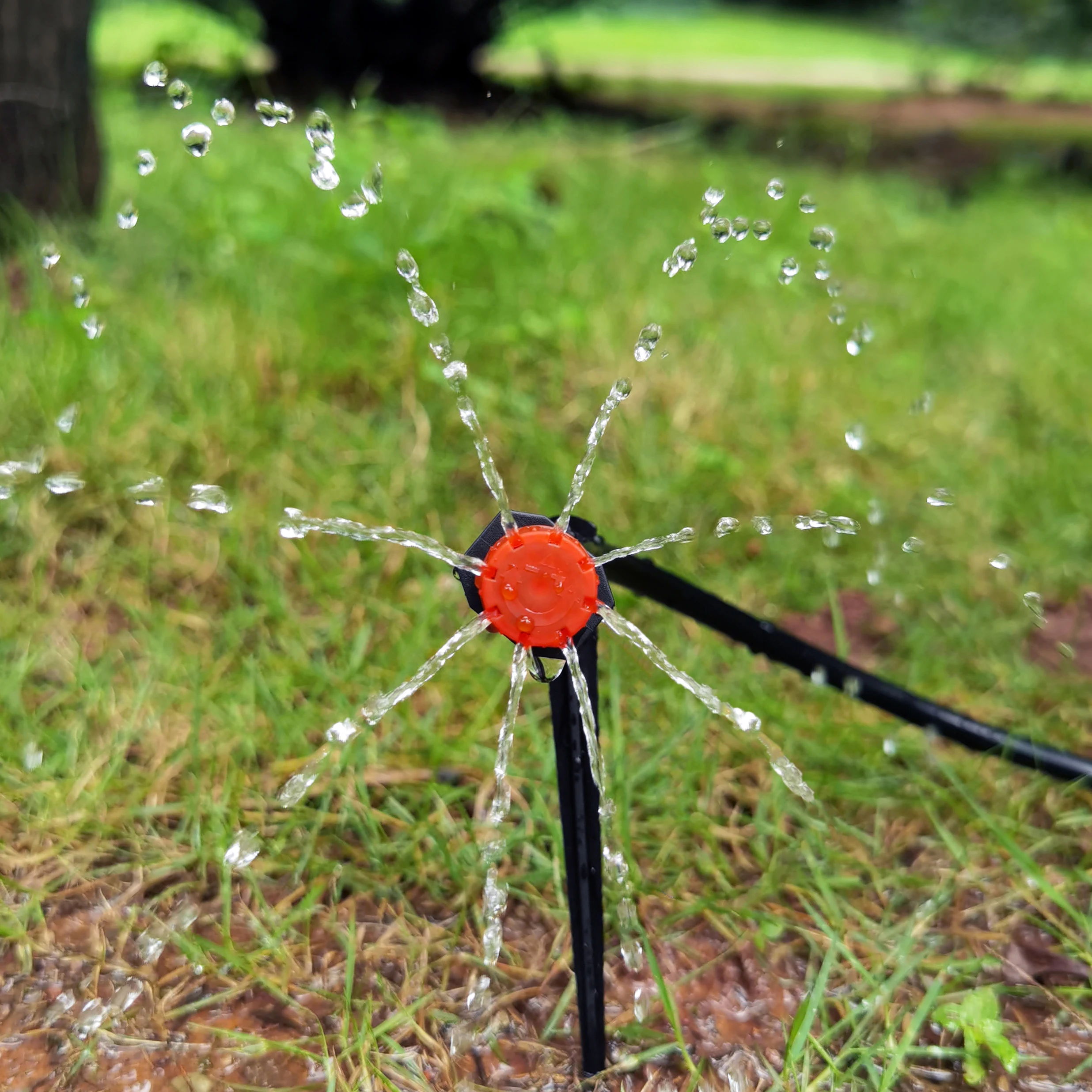 OASIS 50-1000PCS Garden 1/4" Stake Fixed Stems Holder Support 11cm 20cm for Drip Irrigation 4/7mm Hose Pipe Inserting Ground 6