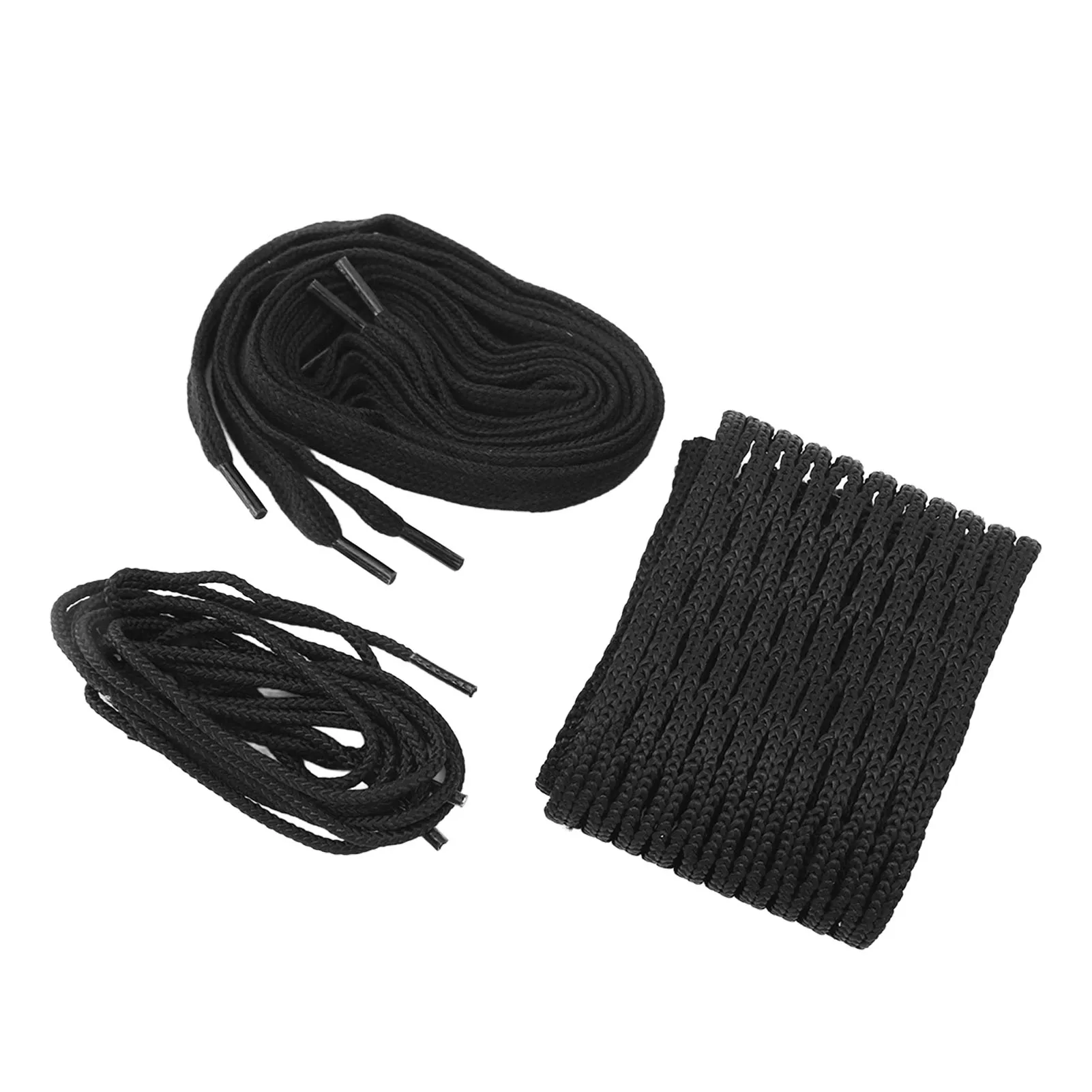 Mesh Piece Woven String Wear Proof Portable Black Nylon Mesh Piece String Tear Resistant for Accessory